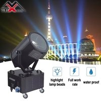 Projecteur LED professionnel étanche IP65 2000W à longue portée 1,3 km, tête mobile pour stades, parcs à thème et grands événements