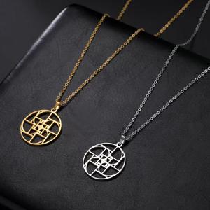 Collar Vintage de Acero Inoxidable con Espiral de Fibonacci, Geométrico, Matemático, con Diseño de Espiral de la Proporción Áurea, Joyería de Moda, Regalo - Product Image 6