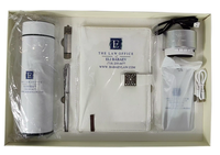 Coffret Cadeau Promotionnel Transfrontalier A5 : Carnet en Papier Écologique et Tasse Thermos avec Gravure de Logo Personnalisée et Impression Numérique