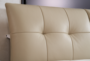 Luxury Square Tufted Eco-Leather Smart <b>Bed</b> <b>Frame</b> Reclining Foldable Soft Floral Pocket Spring Mattress Modern King/<b>Queen</b> Bedroom - Product Image 3