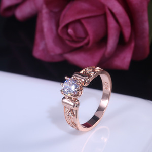 Anello Tono Rosa per Donne, Gioielli di Moda Creativi e Scintillanti, Vendita all'Ingrosso - Product Image 2