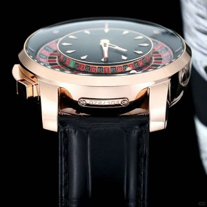 Nouvelle montre en or rose 2025, diamètre 44 mm, hauteur 16,3 mm, montre mécanique à tourbillon volant, montre de luxe haut de gamme pour homme - Product Image 3
