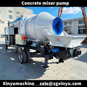 Nuevo mezclador de hormigón con bomba JBS40 Bomba mezcladora de hormigón móvil 2 en 1 Máquina mezcladora remota de bombeo de hormigón para proyecto - Product Image 5