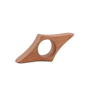 Prensa para libros de madera maciza, marcapáginas de madera reutilizable en forma de abanico para leer libros - Product Image 5