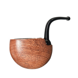 MUXIANG Wooden Smoking Pipe Bent Type 3mm Filter Portable Pocket Pipe For Men Retro Handmade Gift - Product Image 5