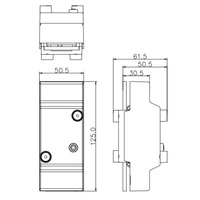Medidor de Energía Digital Inteligente Monofásico YADA DJSF3366 con Pantalla LCD, RS485 Modbus, CC 1000V, Medidor Eléctrico para Riel DIN