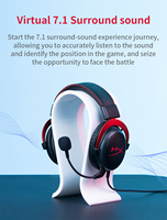 Headset Gaming HyperX Cloud 2 II Peredam Kebisingan Surround 7.1 Headset Komputer Earphone Mikrofon Headset Berkabel untuk PC PS4