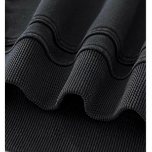 Logo personalizzato di alta qualità Streetwear 420 GSM 100% cotone tinta unita felpa pesante Terry Pullover oversize serie felpa con cappuccio - Product Image 2