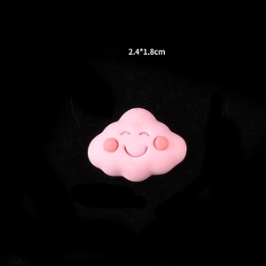 Mini abalorios de resina con reverso plano cabujón de dibujos animados adornos artesanales <span class=keywords><strong>crema</strong></span> pegamento sol Luna estrella Diy accesorios de resina Phonecase - Product Image 3