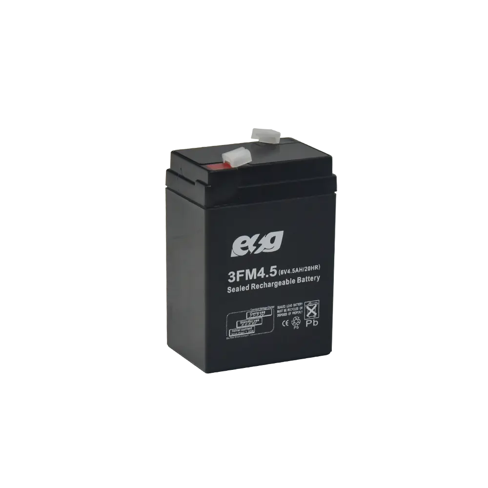 ESG batteries longue durée 6V 4.5AH Batterie plomb-acide rechargeable à haut débit 6V 4ah 4.5AH 5AH