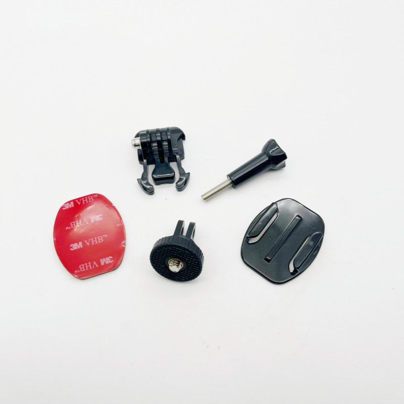 Juego de 5 bases planas negras.