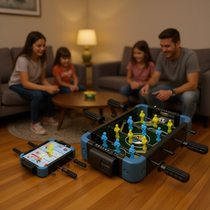 Mi Casita 5 In 1 Table Game Plastic Football Toy For Indoor Recreation With 36 Pcs Set - Product Image 2