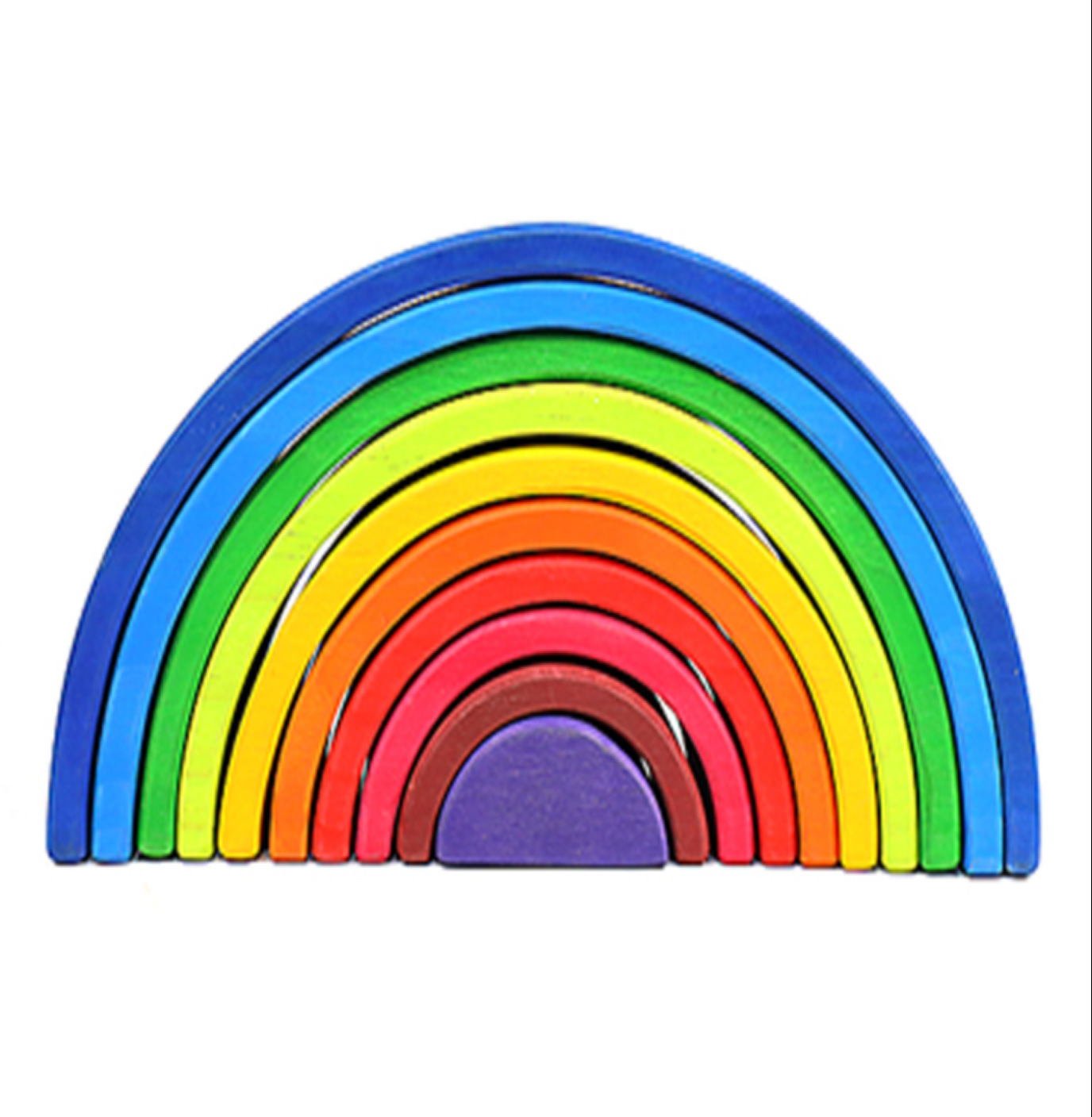 Legno di pino arcobaleno al tramonto-13 kg