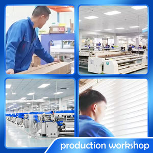 Modern ahşap görünümlü jaluzi 2 inç Slat karartma ve Anti-UV fransız pencere ile yatay ev iç için beyaz - Product Image 5