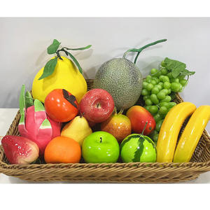 Simulation Fruit Plastique Orange Bananes Limes Pomme Fruits Artificiels Pour La Maison <span class=keywords><strong>Cuisine</strong></span> Fête Photographie Prop Mariage - Product Image 3