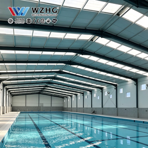 Bâtiments de loisirs pour piscines communautaires avec structures en acier pour cours de natation en famille et activités de loisirs en intérieur - Product Image 1