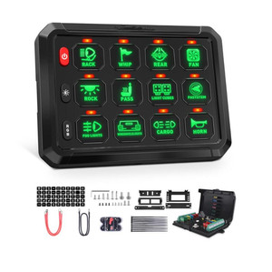 12V 24V impermeable Rgb Universal 12 Gang Marine Led <span class=keywords><strong>Touch</strong></span> <span class=keywords><strong>Switch</strong></span> Panel Control con aplicación para coches camiones barcos y Rvs - Product Image 4