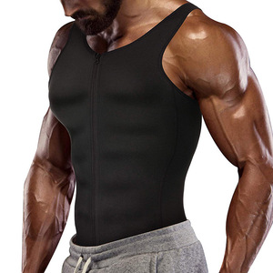 <span class=keywords><strong>Camisas</strong></span> <span class=keywords><strong>de</strong></span> compresión para <span class=keywords><strong>hombres</strong></span> Cremallera Sudor caliente Adelgazamiento Body Muscle Shaper Chaleco <span class=keywords><strong>Hombres</strong></span> Adelgazamiento Shapers - Product Image 2