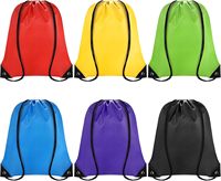 Sac à cordon en polyester 210D avec logo personnalisé, durable, imperméable, sac à dos de sport, sac de sport pour la promotion et les événements