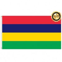 Drapeaux de Maurice en gros 3x5 pieds, polyester 68D/100D, personnalisation pour toutes les nations, expédition rapide, fournisseur fiable, livraison rapide