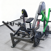 Machine de musculation professionnelle à charge de plaques en acier de haute qualité pour exercices de rame assis pour les bras et le dos