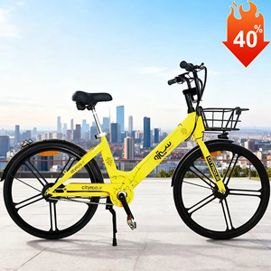 Bicicletta <span class=keywords><strong>Elettrica</strong></span> da Città in Lega da 26 Pollici Pronta per la Spedizione, 36V 250W, Batteria Integrata Elettronica <span class=keywords><strong>con</strong></span> <span class=keywords><strong>Cestino</strong></span>, Prezzo all'Ingrosso - Product Image 2