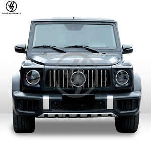ชุดแต่งตัวถังรถยนต์รุ่นใหม่ W463 อัพเกรดเป็น W465 สำหรับ G Wagon G63 G500 G550 ปี 2000-2018 ผลิตจากวัสดุ PP+คาร์บอนไฟเบอร์แห้ง ประกอบด้วยกันชน ฝากระโปรง และบังโคลน - Product Image 2