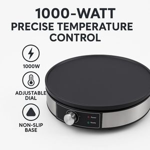 Crêpière Électrique Commerciale en Aluminium de 14 Pouces, Mini Crêpière Professionnelle, Prix d'Usine, Vente en Gros - Product Image 3