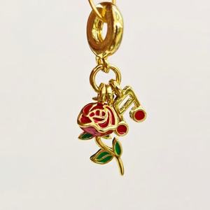 Venta al por mayor dulce vida colgante encantos latón 18K chapado en oro esmalte Cactus Ballet Zapatos rosa <span class=keywords><strong>música</strong></span> nota encantos para joyería DIY - Product Image 4