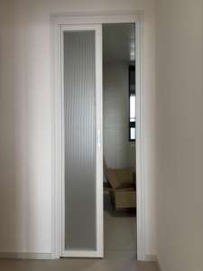 <span class=keywords><strong>Porta</strong></span> Pieghevole in Lega di Alluminio Anti-Pizzicamento per Doccia, Design Postmoderno, Garanzia di 5 Anni, Retrattile per Bagno - Product Image 5