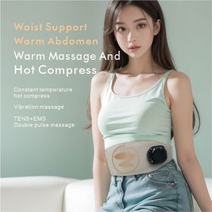 <span class=keywords><strong>Ceinture</strong></span> Chauffante Vibrante pour Soulager les Douleurs Menstruelles, Masseur Abdominal et Stimulateur avec Télécommande - Product Image 3