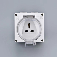 Fabricant étanche à la pluie IP66 pour l'extérieur norme britannique 1 groupe simple 13A prise UK avec interrupteur