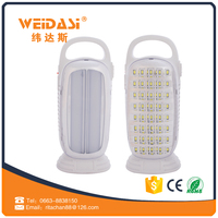 Lampe d'urgence à led portable rechargeable pour l'extérieur pour l'éclairage de la lampe de secours à led