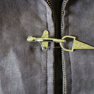 Custom Fireman Clasp Cropped Carpenter <b>Jackets</b> for Men High Quality <b>Duck</b> Canvas Cropped Vintage Worker Workwear <b>Jacket</b> Men - Product Image 3