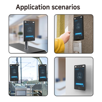 Système de contrôle d'accès biométrique par reconnaissance faciale 8 pouces avec caméra dynamique à vision nocturne, détection de mouvement Android 14 - SUNTEK