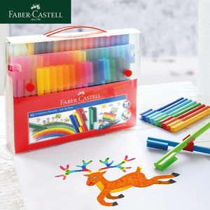 Set de Pintura de Acuarela <span class=keywords><strong>Faber</strong></span>-<span class=keywords><strong>Castell</strong></span> para Niños con Bloques Construibles - Lápices de Dibujo Artístico para Niños de Jardín de Infancia, Set de Pintura Lavable - Product Image 6