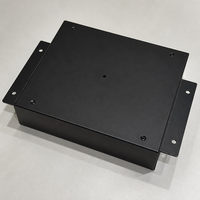 Boîtier métallique soudé sur mesure en acier et aluminium pour machine, instrument, couvercle, boîtier, revêtement poudré, taille, couleur, OEM, ODM