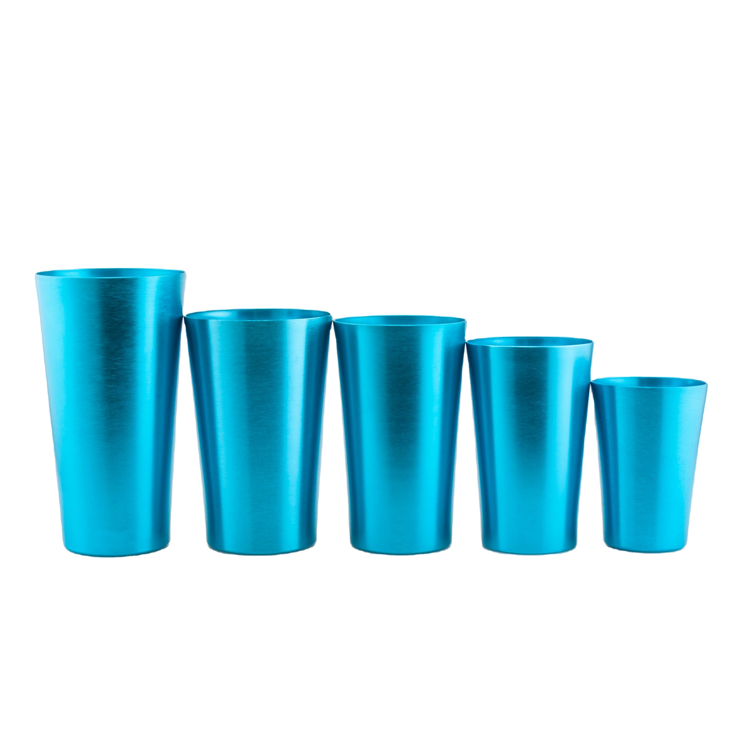 Klassieke Wegwerp Aluminium Cups Bevroren Drink Cups Aluminium Gekleurde Tuimelaars Kopjes