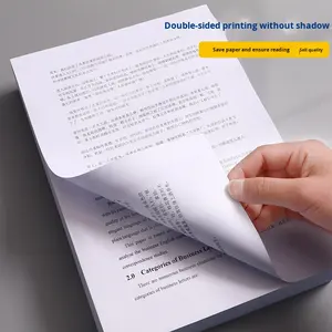 Papier à copier A4 Dongxin 70g, pâte à papier pure, blanc, pour impression de bureau, papier brouillon, 100 feuilles, emballage <span class=keywords><strong>simple</strong></span>, vente en gros en Chine - Product Image 4