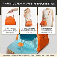 Nouveau style, sac à bandoulière demi-lune en PU, style Pandora, géométrique, rétro, pour femme, vente en gros