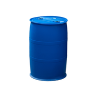 Seau en plastique en matériau HDPE recyclable à anneau simple ou double de 200 litres Tambour de 55 gallons pour matières dangereuses