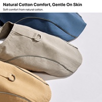 OEM ODM |   Gilet per Cani con Riflettenti, Regolabile con Quattro Bottoni a Scatto e Anello a D, 100% Cotone Naturale, OEM ODM, Logo Personalizzato, Pronto per la Spedizione