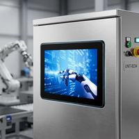 PC industriel tout-en-un avec écran tactile capacitif Android 13/14/Linux de 10,1 12,1 15,6 18,5 pouces, 4G 8G 16G de RAM