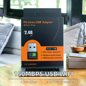 IFA01 อะแดปเตอร์ไวไฟภายนอกแบบ USB ความเร็ว 150Mbps 2.4G ไม่ต้องติดตั้งไดรเวอร์ รองรับมาตรฐาน 802.11n การ์ดเชื่อมต่อเครือข่ายไร้สาย - Product Image 5