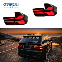 Luces Traseras LED Completas CREULI, Estilo Secuencial Nuevo, Ahumadas, Plug and Play, Luz de Freno Trasera Dinámica, Autopartes para BMW X5 E70 07-13