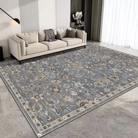 Tapis de salon de luxe léger, haut de gamme, résistant aux taches, facile à nettoyer, imperméable, style italien minimaliste moderne