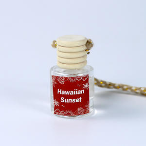 Ambientadores de Coche Más Vendidos Transfronterizos al por Mayor, Botella de Vidrio y Madera, Colgante de Aceite Esencial, Decoraciones Interiores - Product Image 6