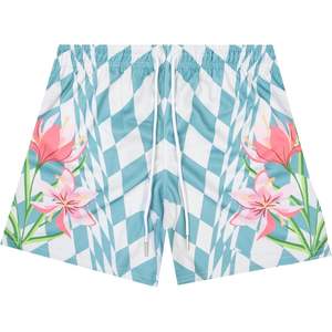 Shorts graphiques personnalisés pour hommes, décontractés d'été, respirants, à devant plat, avec cordon de serrage, style streetwear, 100 % polyester - Product Image 3