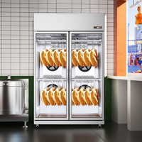 Armoire de séchage puissante en acier inoxydable avec affichage numérique pour viande de canard rôti et embryons, équipement de réfrigération