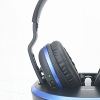 Casque audio optique sans fil numérique 2,4 GHz pour TV avec émetteur et station de charge